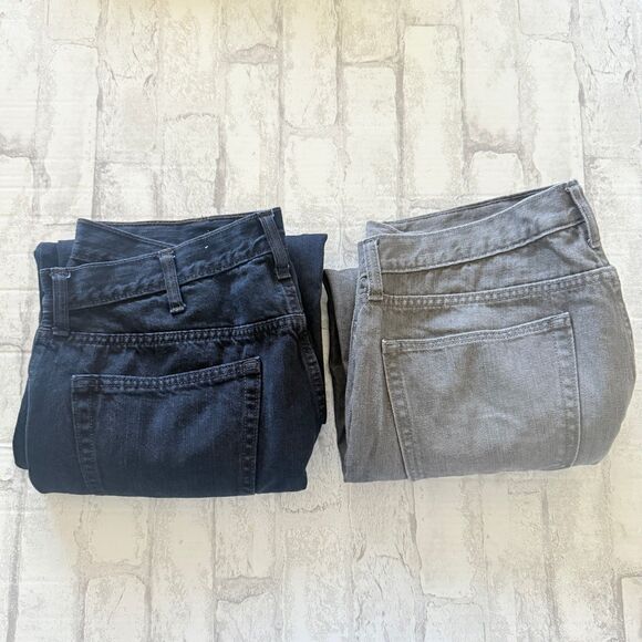 Old Navy & Banana Republic Blue‑Gray Men’s Straight Jeans Lot (Mix) Sz 36/30 - Picture 1 of 15